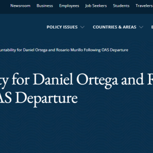 Rendición de cuentas de Daniel Ortega y Rosario Murillo tras la salida de la OEA