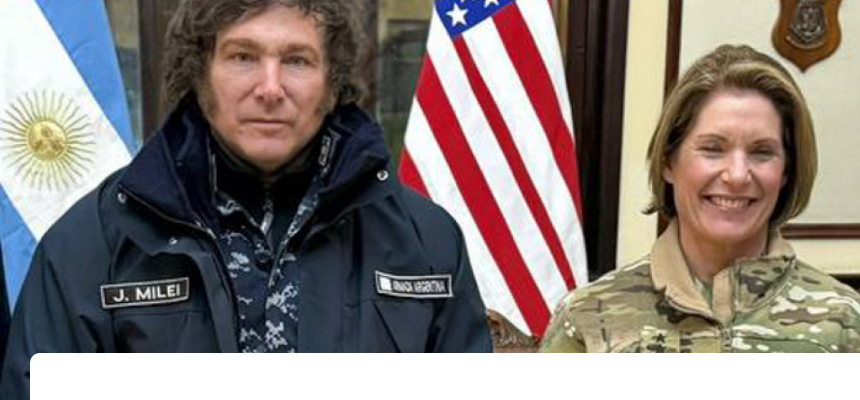 El Presidente Milei se reunió en Ushuaia con Laura Richardson, Jefa del Comando Sur de los Estados Unidos