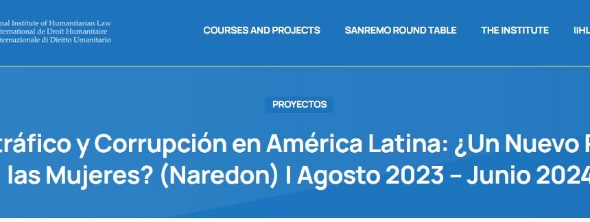 Webinar: Narcotráfico y Corrupción en América Latina: ¿Un Nuevo Rol para las Mujeres?