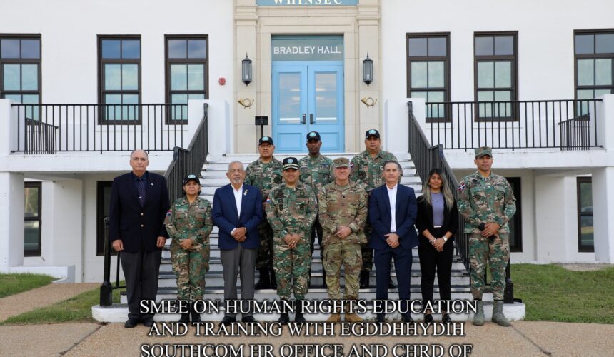 En el marco de la Iniciativa de Derechos Humanos del Comando Sur y la Escuela de Graduados en Derechos Humanos y DIH