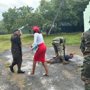 Inauguración de las pistas de Derechos Humanos, Escuela de Graduados en DD.HH y DIH Santo Domingo, República Dominicana.