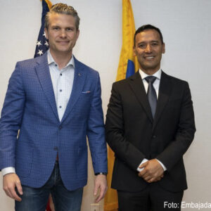 Ministro de Defensa de Colombia se reúne con autoridades de Estados Unidos