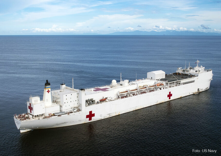 Barco hospital de EEUU dará atención médica gratuita en Costa Rica