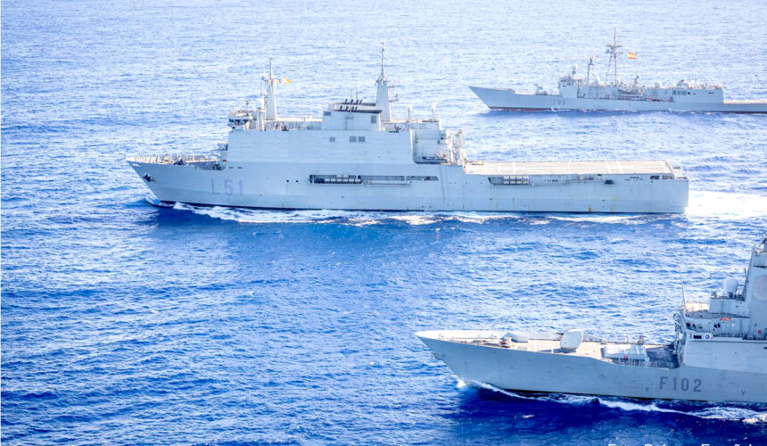 Armada Española desembarca junto a marines de EE.UU. en Carolina del Norte