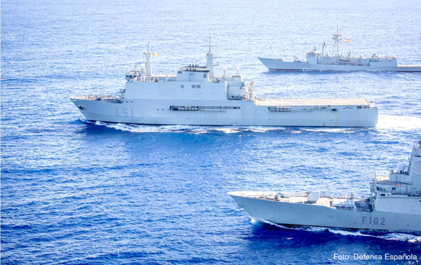 Armada Española desembarca junto a marines de EE.UU. en Carolina del Norte